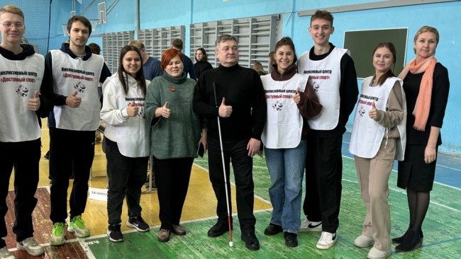 Совместный проект с Вологодским государственным университетом – «Спорт равных возможностей» в рамках реализации программы «Обучение служению»