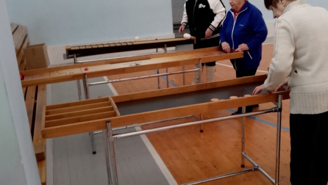 На базе ФОК в Усть Кубинском районе прошло очередное тренировочное занятие по настольным спортивным играм